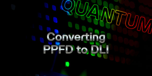 Converting PPFD to DLI