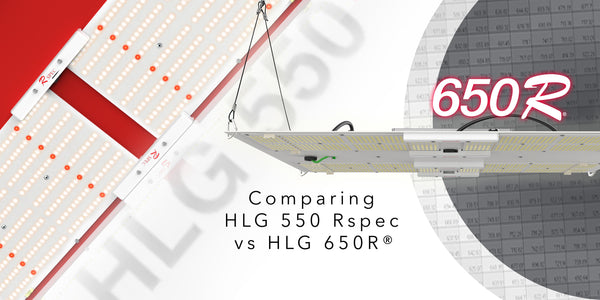 Comparing HLG 550 R spec vs HLG 650R