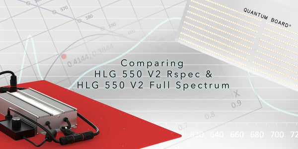 Comparing HLG 550 V2 Rspec and HLG 550 V2 Full Spectrum